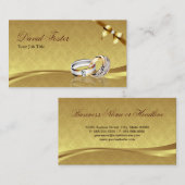 Ring Diamond Gold Schmuck Schmuck Schmuck Schmuck Visitenkarte (Vorne/Hinten)