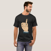 Ring Finger Verlobung für Groom bei Hochzeit T-Shirt (Vorne ganz)