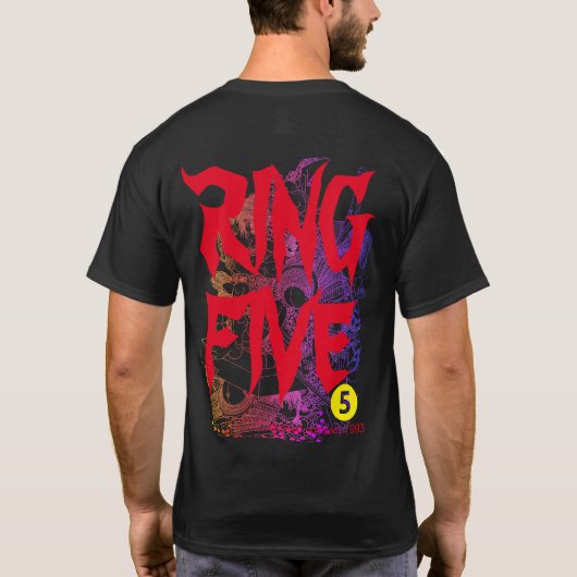 RING FIVE T-Shirt (Rückseite)
