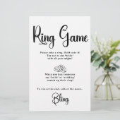 Ring Game Brautparty Games (Stehend Vorderseite)