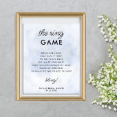 Ring Game Cloud 9 Brautparty Game Elegante Sky Poster