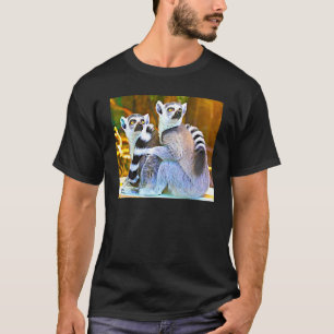 Ring gezegelter Lemur von der Insel Madagaskar II T-Shirt