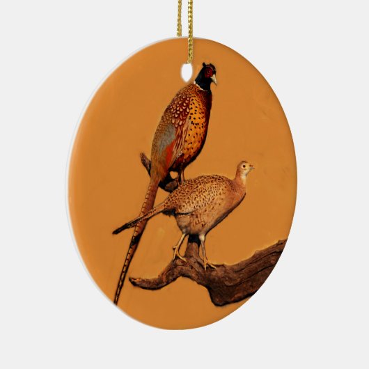 Ring-Hals Fasan Keramikornament (Rechts)