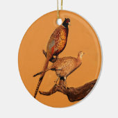 Ring-Hals Fasan Keramikornament (Links)