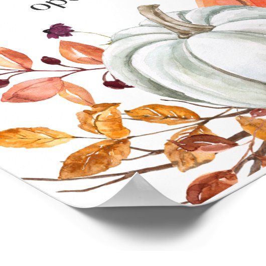 Ring Hour Fall Brautparty Spiel Poster (Ecke)