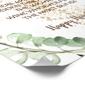 Ring Hour Herbal Brautparty Game Sign Poster (Ecke)