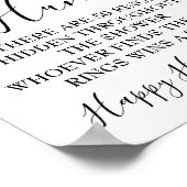 Ring Hour Lemons Brautparty - Spielzeichen Poster (Ecke)