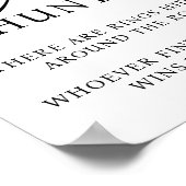 Ring Hunt Brautparty Junggeselinnen-Abschied Game Poster (Ecke)