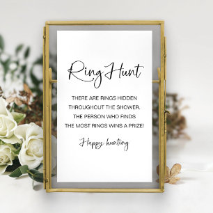 Ring Hunt Brautparty-Spiel Einladung