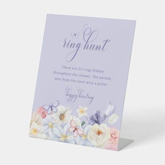 Ring Hunt Bridal Sign Sockelschild (Vorderseite)