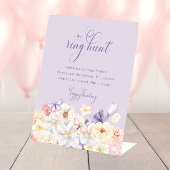 Ring Hunt Bridal Sign Sockelschild