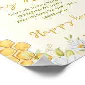 Ring Hunt Honeybee Bride Bee Bridal Polterabend Poster (Ecke)