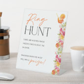 Ring Hunt Schild Junggesellinnenabschied Spiel Fir (In SItu)