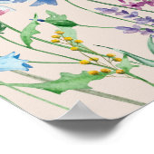 Ring Hunt Wildblume Charm Brautparty Game Poster (Ecke)