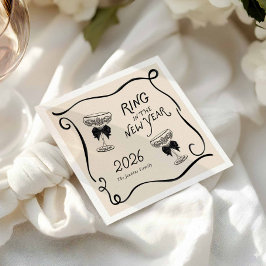 Ring in the New Year Paper Napkin Serviette
