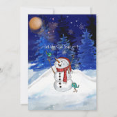 Ring in the New Year with Nordic Charm I Whimsical Einladung (Rückseite)