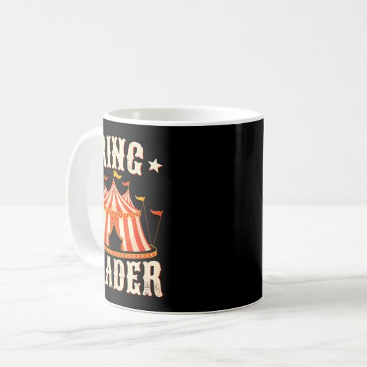Ring Leader - Circus Lover Ringmaster Circus Party Kaffeetasse (Vorderseite Links)