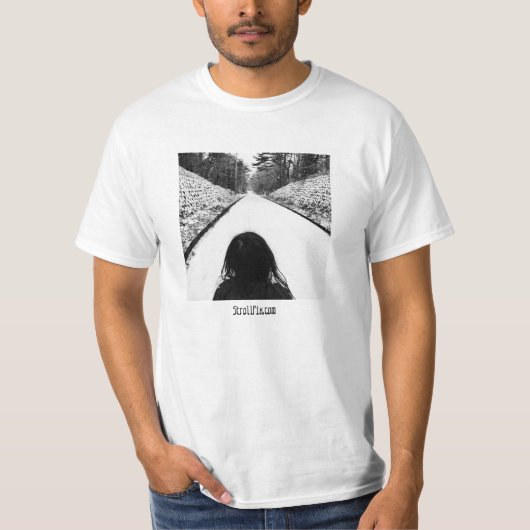 Ring-Mädchen-verschwindender Punkt-T-Shirt T-Shirt (Vorderseite)
