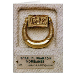 Ring mit dem Siegel von General Horemheb