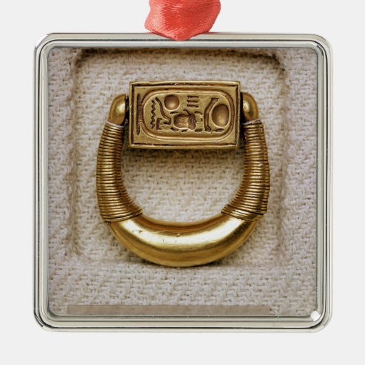 Ring mit dem Siegel von General Horemheb Ornament Aus Metall (Vorne)