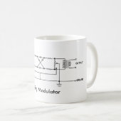 Ring-Modulator-Diagramm-Tasse Kaffeetasse (VorderseiteRechts)