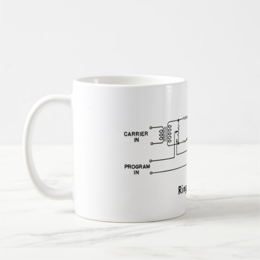 Ring-Modulator-Diagramm-Tasse Kaffeetasse (Links)