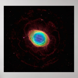Ring Nebel oder NGC 6720 True Shape, ZGOA Poster