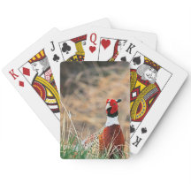 Ring Neck Pheasant Bicycle Playing Cards