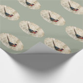 Ring Neck Pheasant in Meadow Geschenkpapier (Ecke)