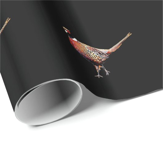 Ring-necked Fasan Geschenkpapier (Rolleneckpunkt)