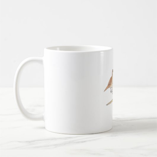 Ring-necked Pheasant watercolor bird species art Kaffeetasse (Links)