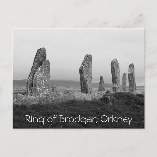 Ring of Brodgar Postcard Postkarte (Vorderseite)