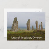 Ring of Brodgar Postcard Postkarte (Vorne/Hinten)