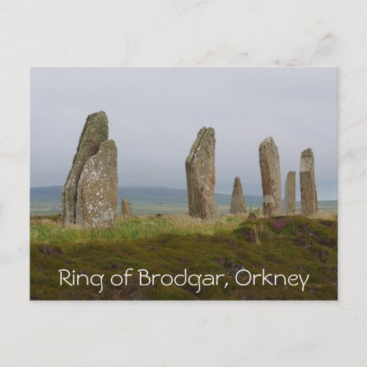 Ring of Brodgar Postcard Postkarte (Vorderseite)