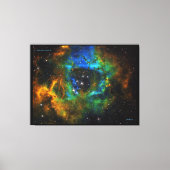 Ring of God - Rosette Nebula - Distinguished Canva Leinwanddruck (Vorderseite)