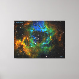 Ring of God - Rosette Nebula - Distinguished Canva Leinwanddruck