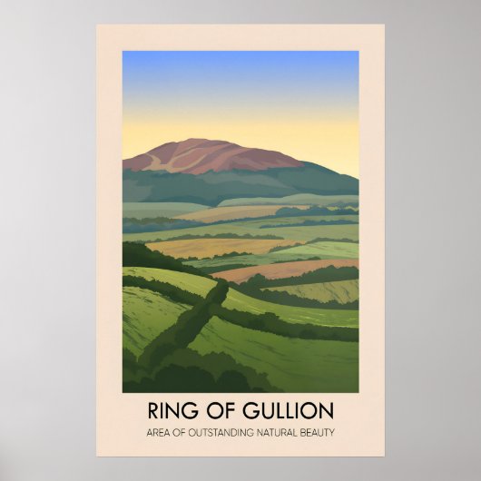 Ring Of Gullion AONB Reiseplakat Poster (Vorne)
