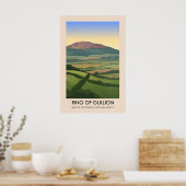 Ring Of Gullion AONB Reiseplakat Poster (Küche)