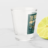 Ring of Kerry Ireland Landmarks Illustration Retro Schnapsglas (Links)
