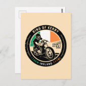 Ring of Kerry Ireland Motorrad Postkarte (Vorne/Hinten)