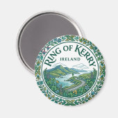 Ring of Kerry Irland Magnet (Vorderseite/Rückseite)