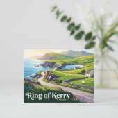 Ring of Kerry Irland Postkarte (Stehend Vorderseite)