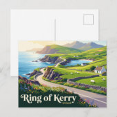 Ring of Kerry Irland Postkarte (Vorne/Hinten)