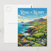 Ring of Kerry Irland Postkarte (Vorne/Hinten)