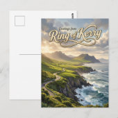 Ring of Kerry Irland Postkarte (Vorne/Hinten)