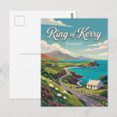 Ring of Kerry Irland Postkarte (Vorne/Hinten)
