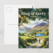 Ring of Kerry Irland Postkarte (Vorne/Hinten)