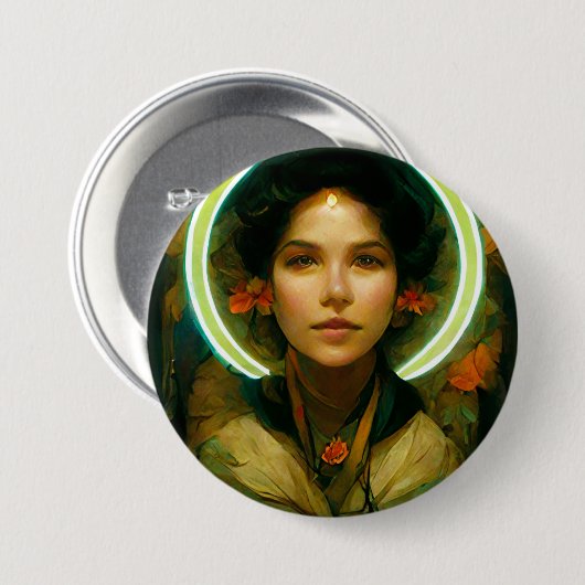Ring of Light Fantasy Sci-fi Button (Vorne & Hinten)