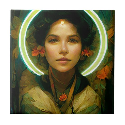 Ring of Light Fantasy Sci-fi Fliese (Vorderseite)