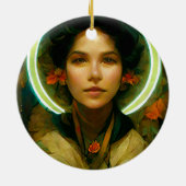 Ring of Light Fantasy Sci-fi Keramik Ornament (Hinten)